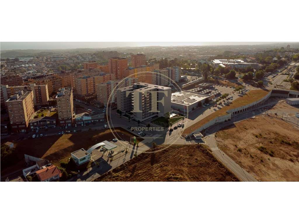 T1 Novo com Varanda | Piso 1 | Monte da Virgem Flats-9