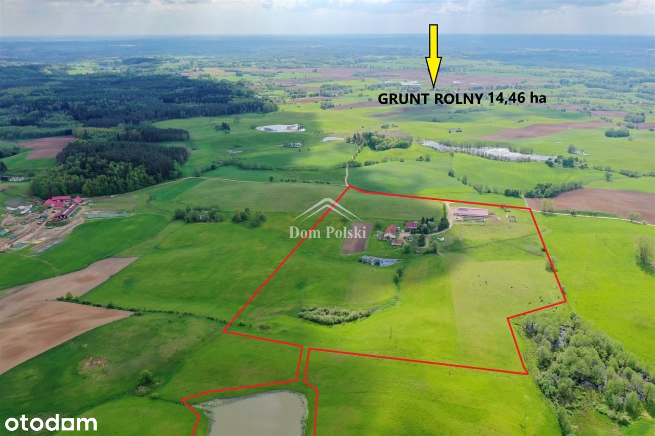 Gospodarstwo rolne 26,6 ha - Mazury Garbate