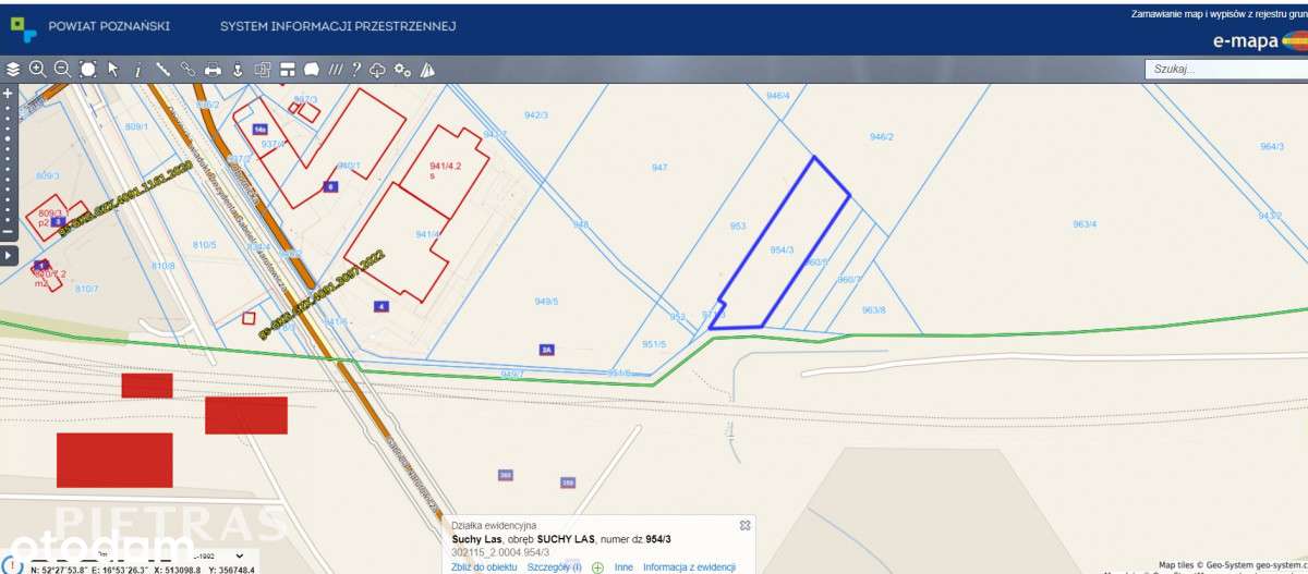 Na granicy z Poznaniem/Suchy Las przy Obornickiej - Pełny obrazek: 2/3