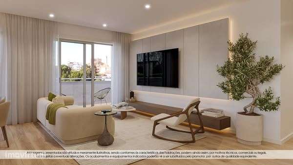 T2 Novo C/ Lugar de Garagem na Praça das Flores (Porto) - Grande imagem: 3/22