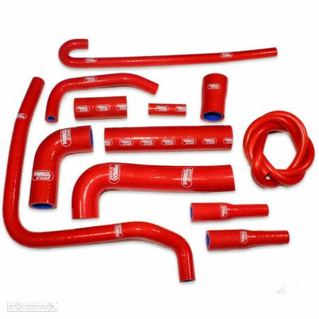 kit tubos radiador samco mv agusta f4 1000 vermelho - 1