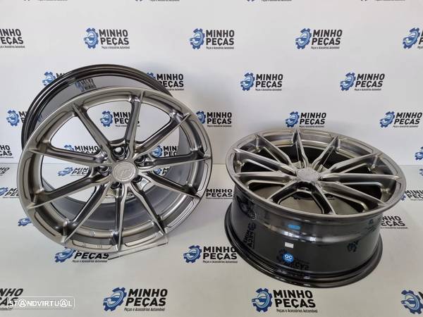 Jantes Japan Racing (JR37) em 18 (5x120) Hyper Black - 4