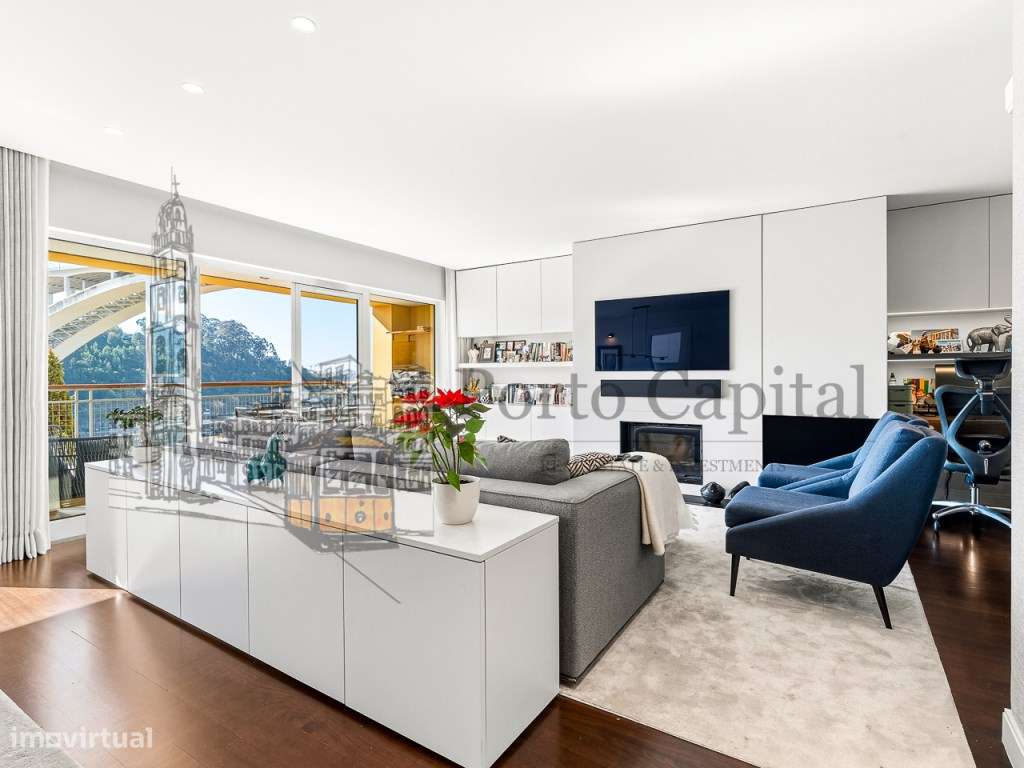 EXCELENTE APARTAMENTO T3 DUPLEX DE LUXO-CONDOMÍNIO PRIVADO-VISTA RI... - Grande imagem: 4/36