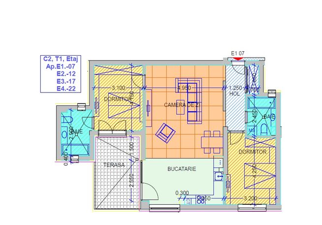Apartament 3  camere rate fixe la dezvoltator, pana la 30 de ani-0