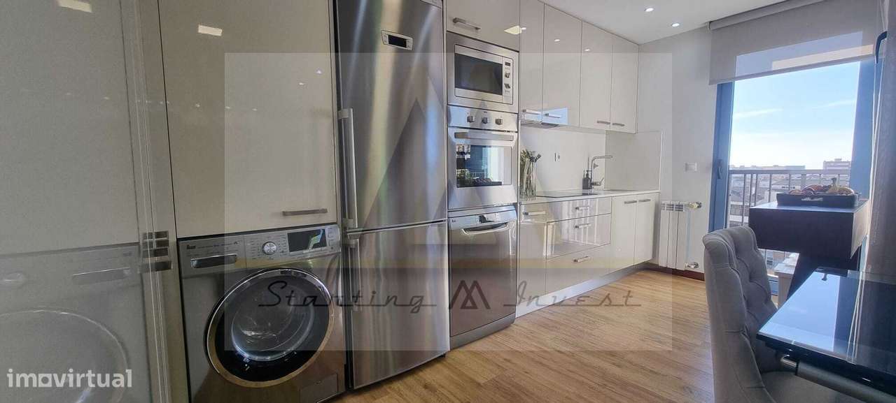 Apartamento T2 Triplex com 2 lugares garagem-10