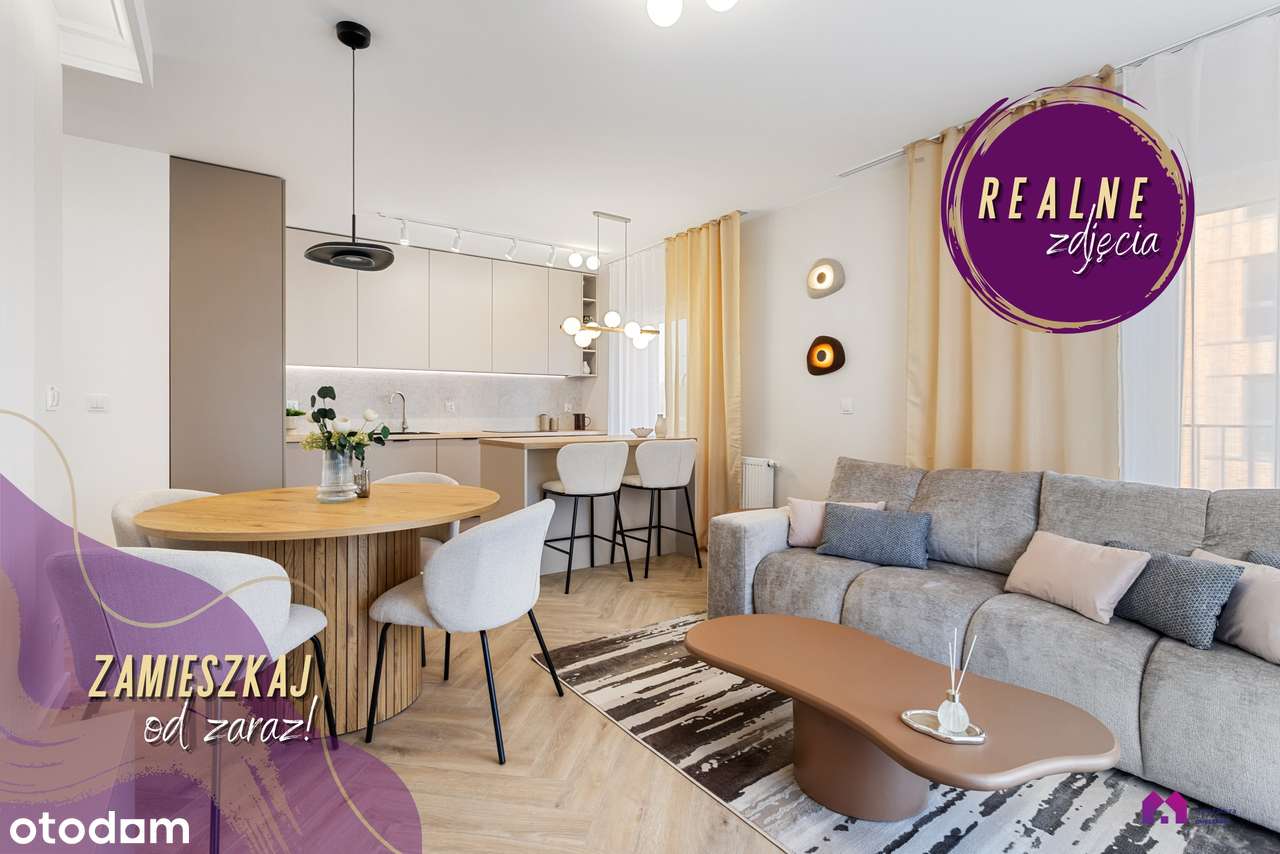 Piękny narożny APARTAMENT z widokiem na DZIEDZINIEC na nowym osiedlu