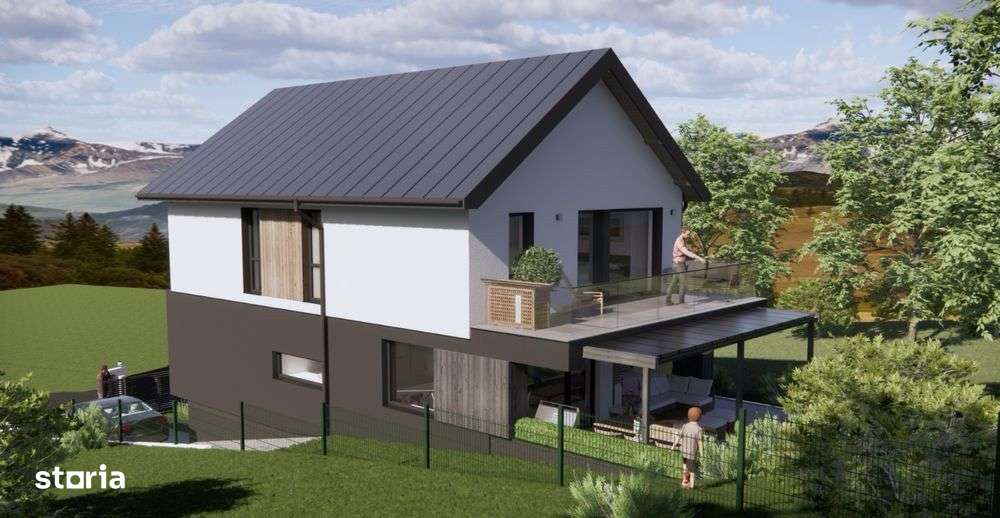 Casa Individuala in Chinteni 700mp teren zona str Crangului - Imagine principală: 2/6