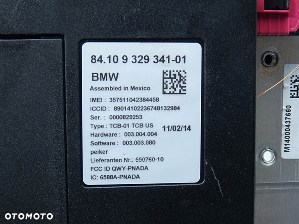 MODUŁ GSM TELEFONU BMW X5 (F15, F85) 2013 - 2018 xDrive 35 i 225 kW [306 KM] benzyna 2013 - 2018 - 2