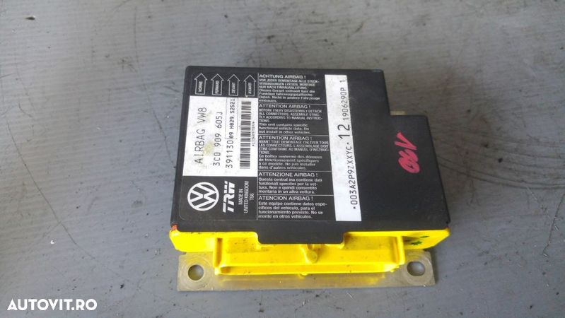 calculator airbag vw passat b6 3c0909605j - 1