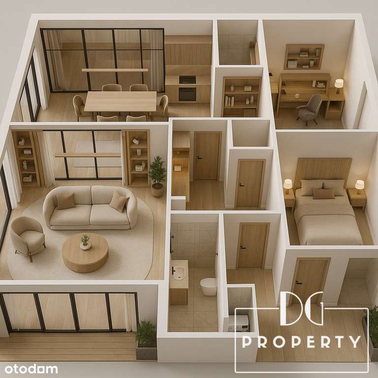 Bemowo, metro Chrzanów, 4 pokoje, taras-1