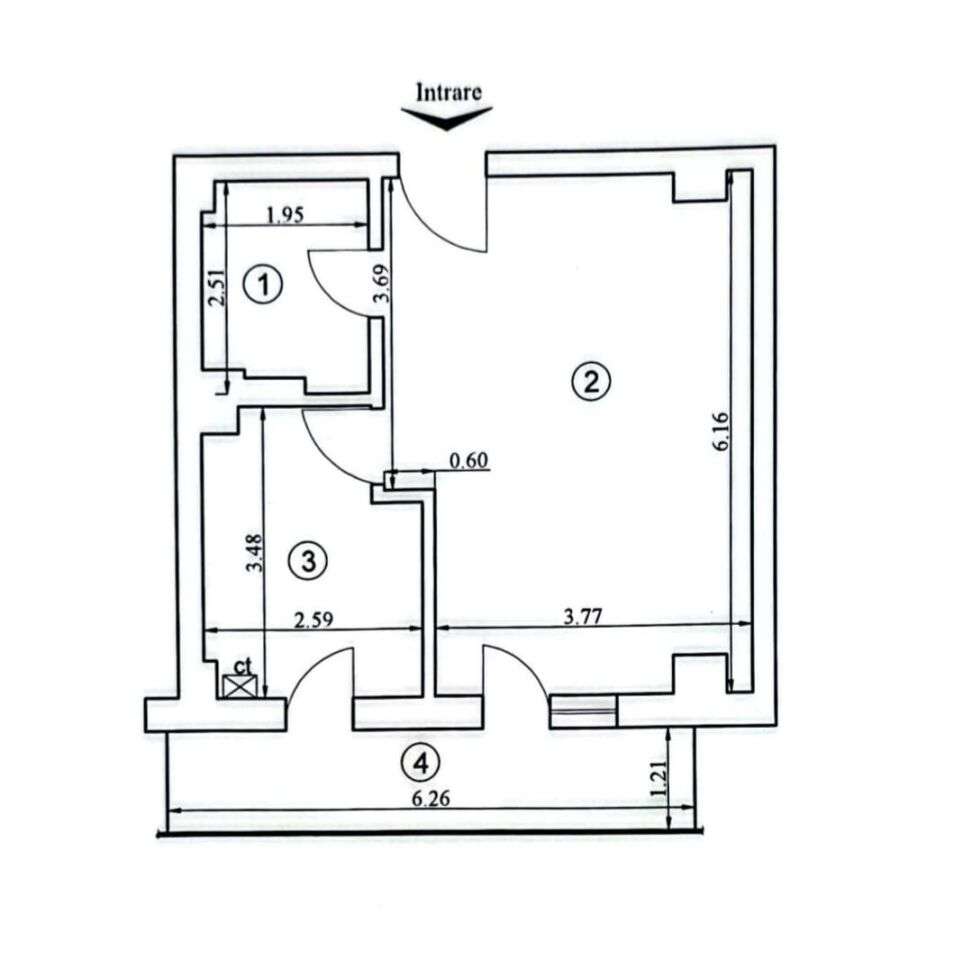 Intabulat - Apartament 45mp, mobilat si utilat-3