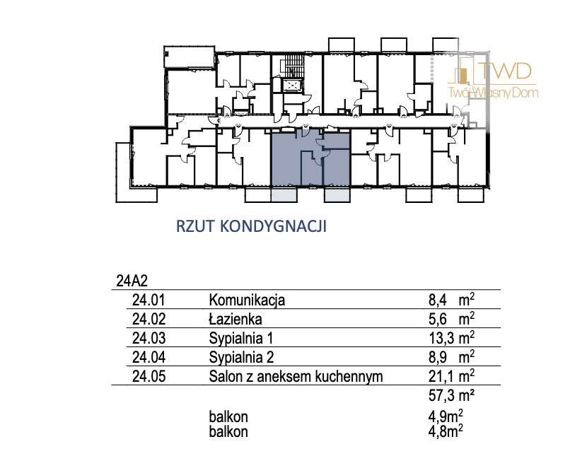 Przestronne 3 pokoje | 2 balkony | 0% prowizji-6