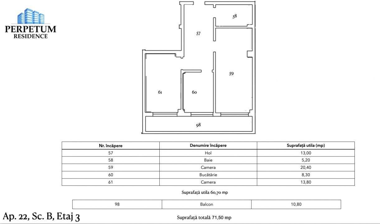 Tomis Nord -Vanzare apartament decomandat cu 2 camere,  bloc nou. - Imagine principală: 3/20