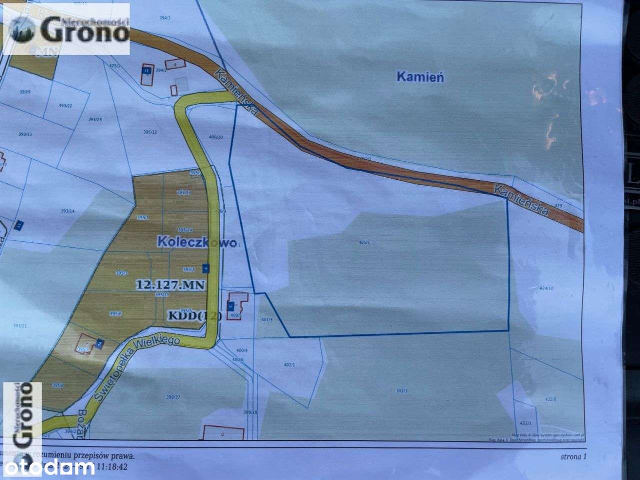 Dzialka Budowlana Uslugowa z Wz-6