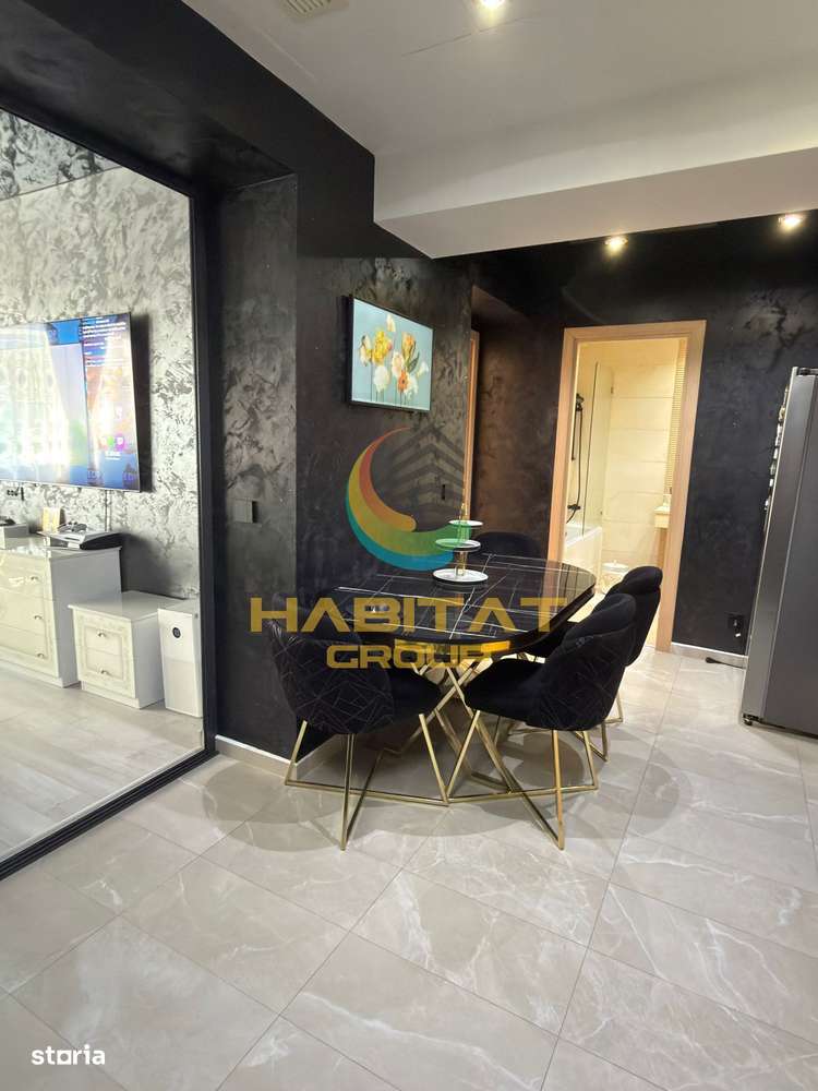 Apartament 2 Camere Transformat in 3 Mobilat si Utilat Lux