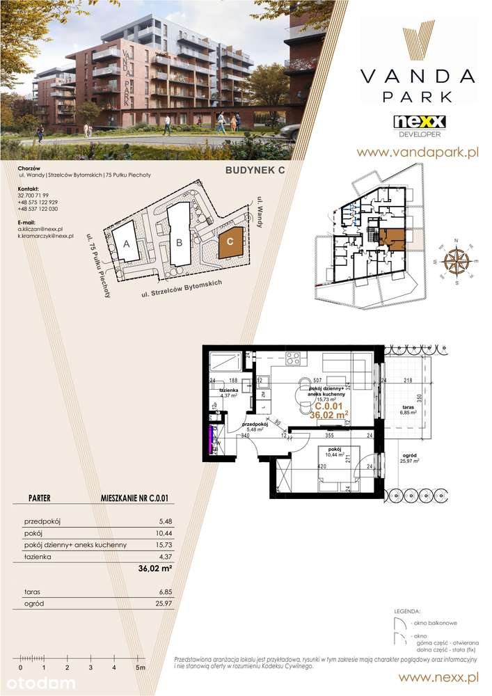 Vanda Park | mieszkanie 2-pok.| C.0.1 - Pełny obrazek: 2/9