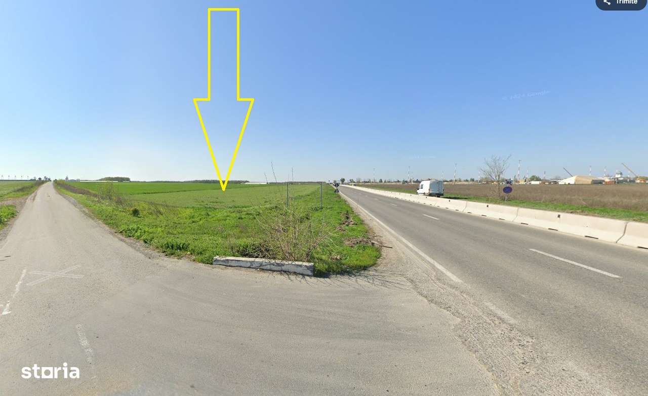 Teren Intravilan 4,5ha – Poziție Strategică vis-à-vis de Aeroport MK - Imagine principală: 4/6