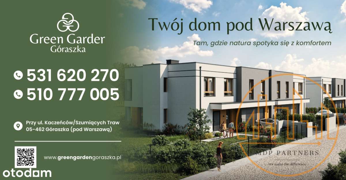 3m wys.  z ogródkiem 129m2 i garażem! 5min do S17-7