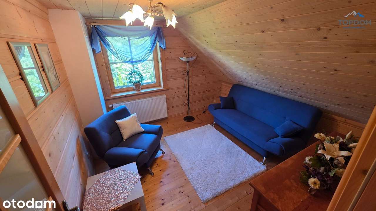 Piękny dom z półbala w Łapszach Niżnych-11