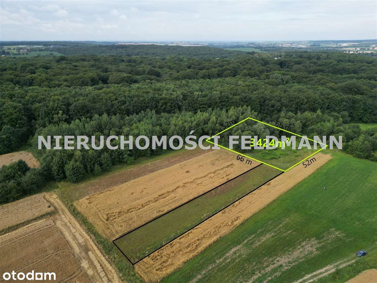 Działka rolna 3424 m² – Repty Śląskie – Spokojna okolica – 100 zł/m² - Pełny obrazek: 2/7