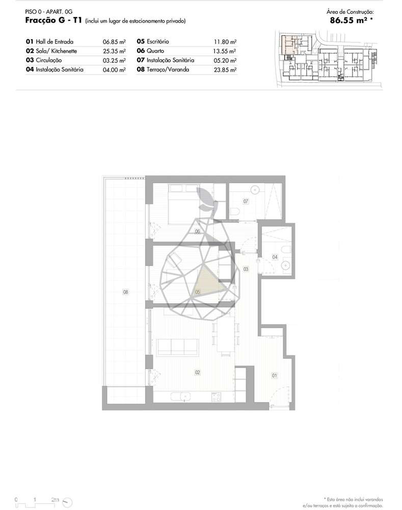 Apartamentos exclusivos em construção T2 , T2 duplex e T3 com piscina - Grande imagem: 4/27