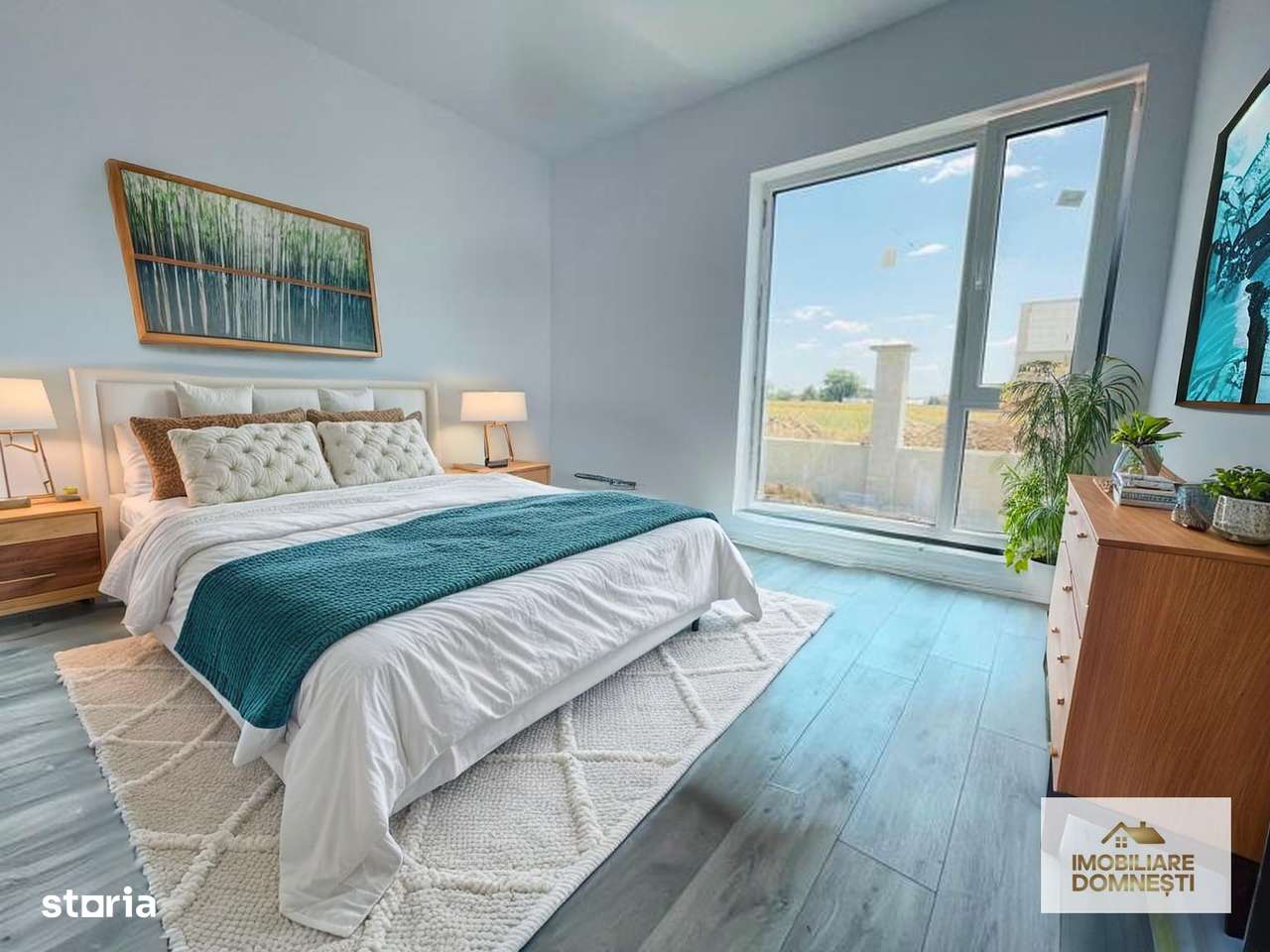 Imobiliare Domnesti Casa Parter curte amenajata 4 camere - str Salciei - Imagine principală: 5/13