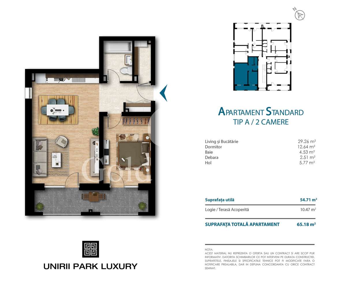 Apartament cu 2 camere, 55 mp utili, bloc nou, cartier Unirii-10