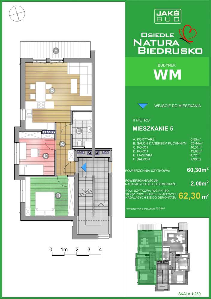 Mieszkanie 3-pojowe z balkonem w willi miejskiej - Pełny obrazek: 5/18