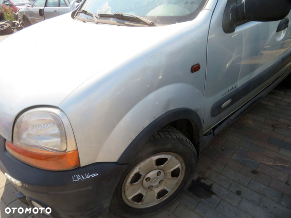 MASKA ZDERZAK BŁOTNIKI LAMPY KANGOO I PH1 TEB64 4X4 RENAULT 1998-2003 SREBRNY PRZÓD KOMPLETNY - 6