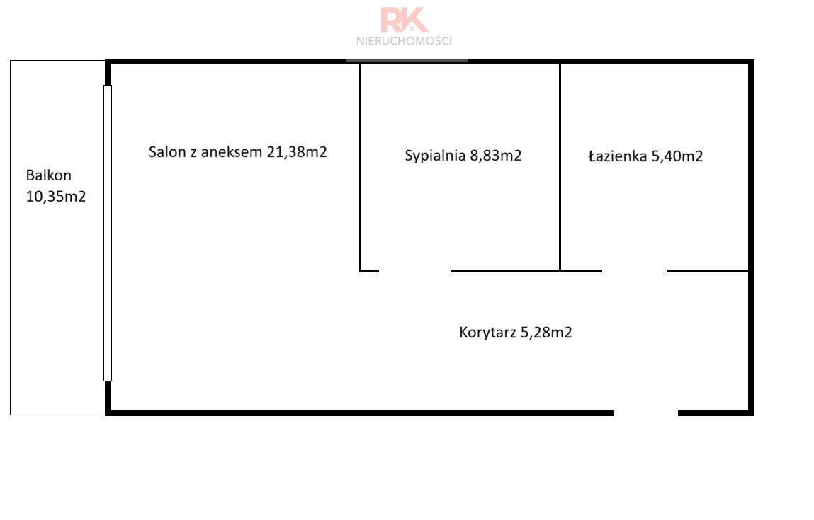 Do sprzedania Apartament (Centaurus, 2 pokoje, balkon, parking)-17