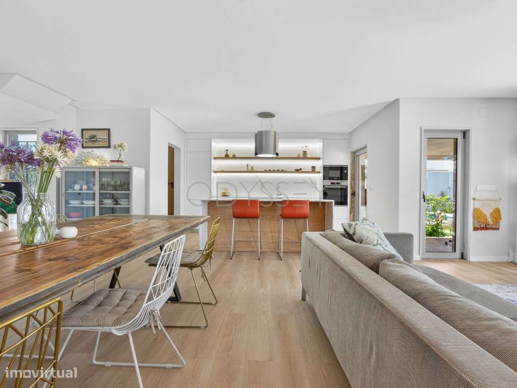 Villa entre litoral e campo com vista mar perto da Ericeira-9