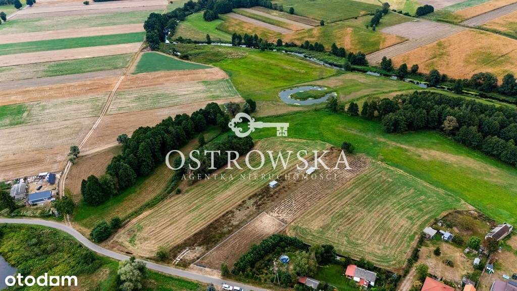 Działka budowlana z malowniczym widokiem na Wkrę! - Pełny obrazek: 5/12