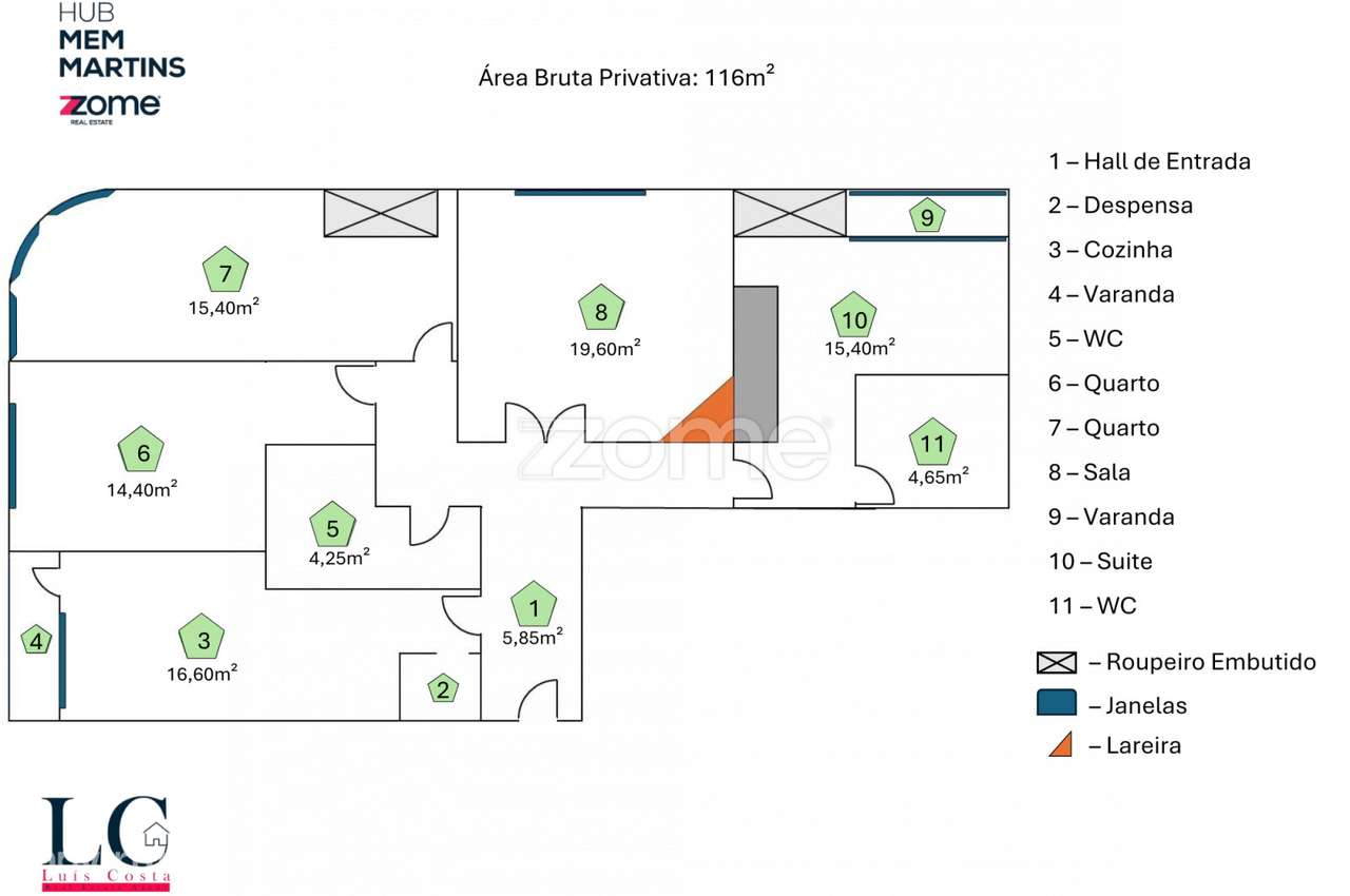 Apartamento T3 - Vale Mourão-37