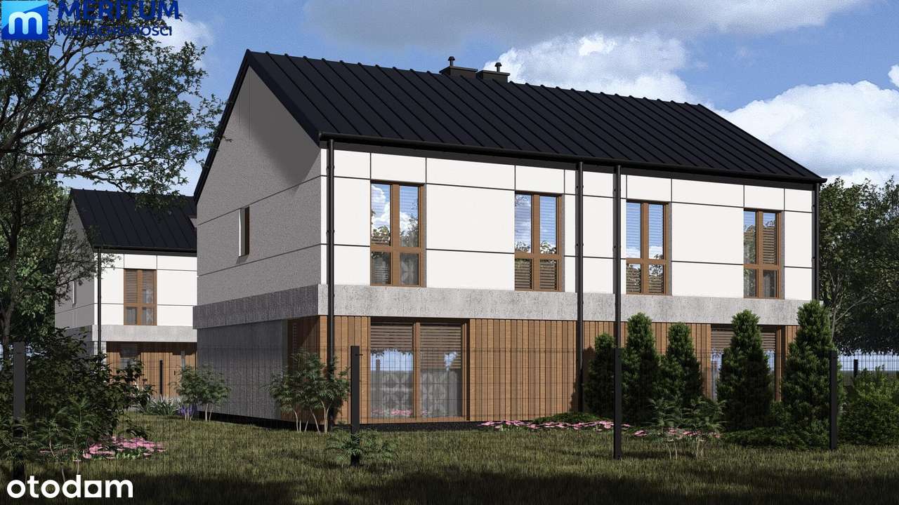 Nowy Dom, 1/2 Bliźniaka ok.111m2. Zielona Okolica