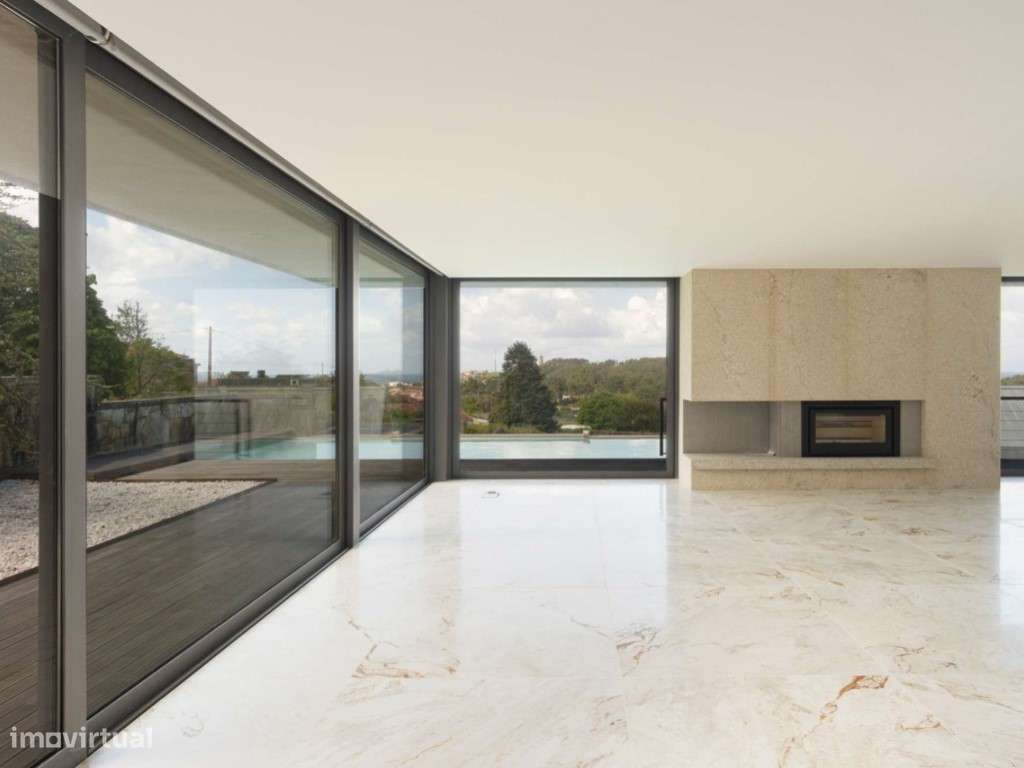 Moradia T3 com piscina, jardim e vista mar em Carreço, Afife - Grande imagem: 4/25