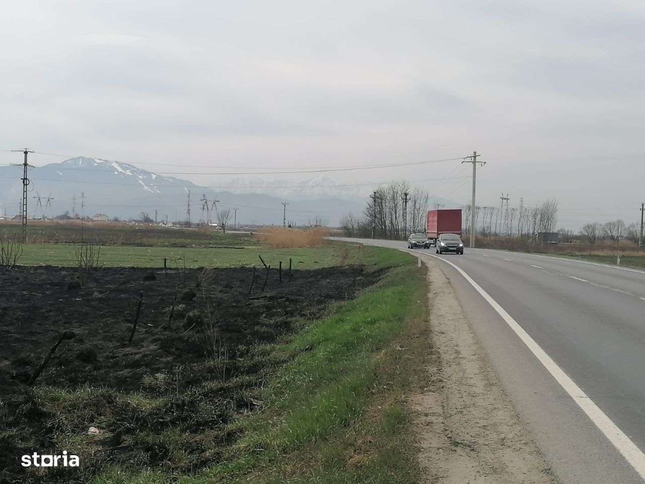 Teren intravilan cu front la DN 13 - E 60, Brasov - Stupini. - Imagine principală: 2/4