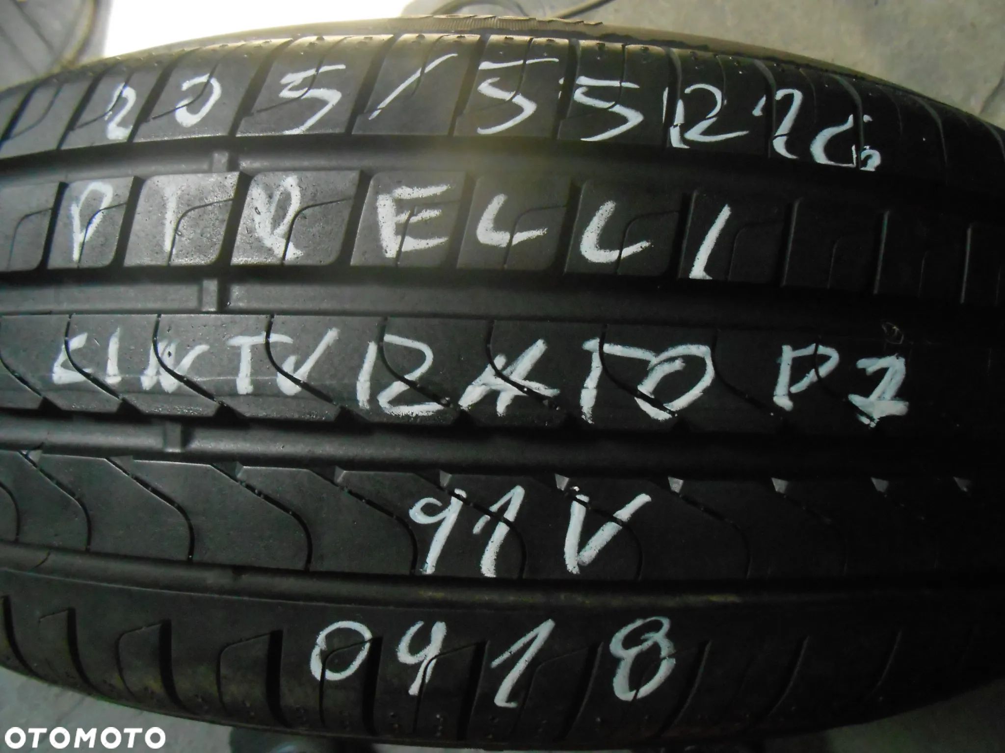 OPONA POJEDYNKA 205/55R16 PIRELLI CINTURATO P7 DOT 0918 7.8MM - 1