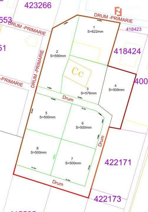 COMISION 0% Parcela Teren 500 mp cu toate utilitatile – Albina - Imagine principală: 2/2