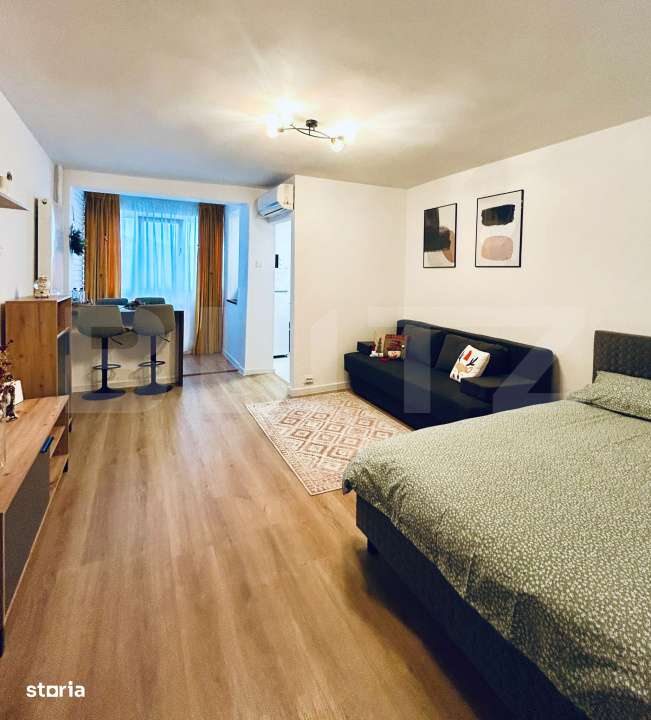 Garsoniera renovata si mobilata-utilata, 31 mp, Brazda lui Novac-3