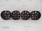 Jantes Ultralite Mini Wheels 12x5.5J - ET20 - 4x101.6 Black + red - 1