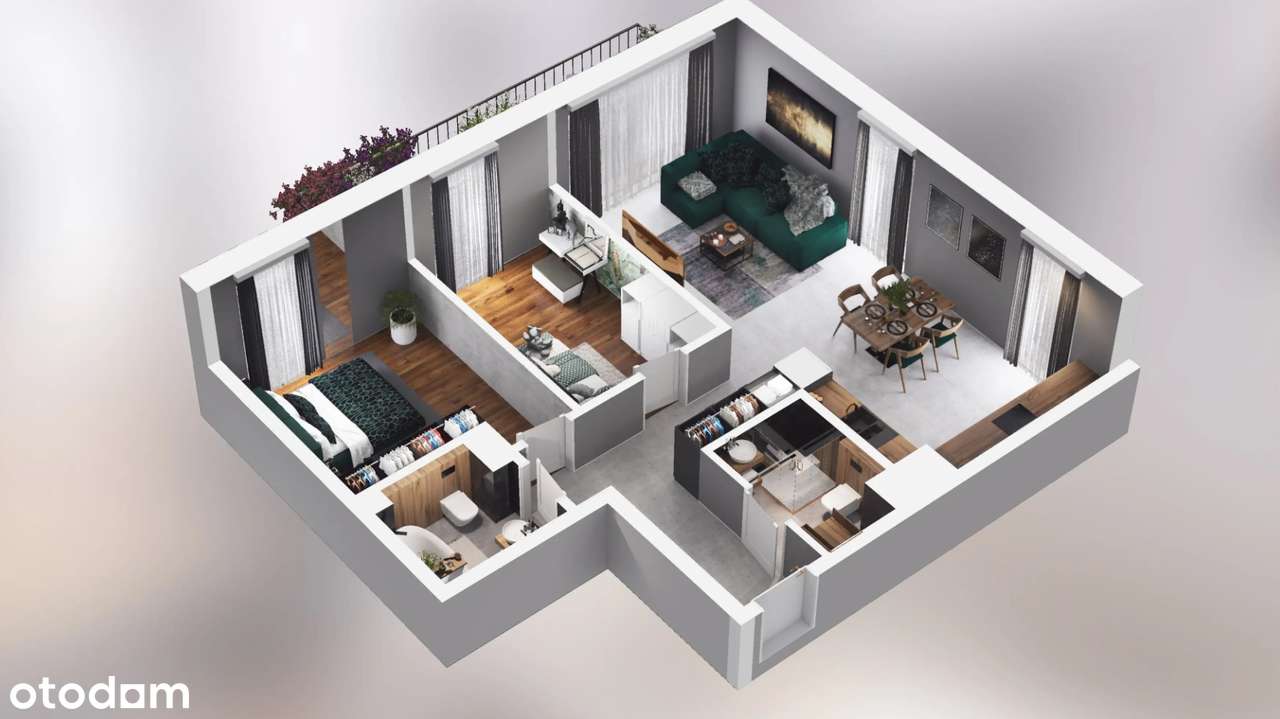 Apartament z tarasem w otoczeniu parku | Wyjątkowa inwestycja-9