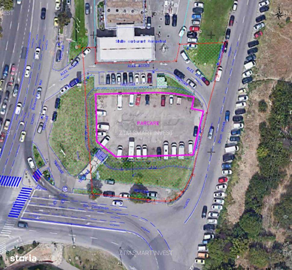 Parcare amenajată 1.107 mp – Constanța, zona Far - Imagine principală: 2/2