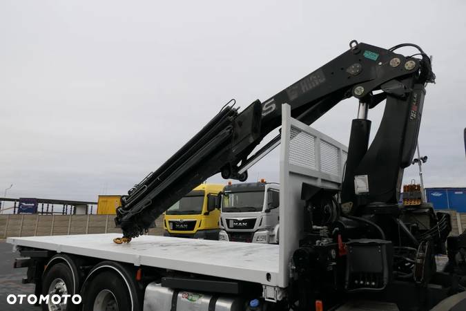 Renault PREMIUM 460  / 6X2 / PLATFORMA - 6,3 M + HDS HIAB 377 - UDŹWIG 10 000KG  / PILOT - 19