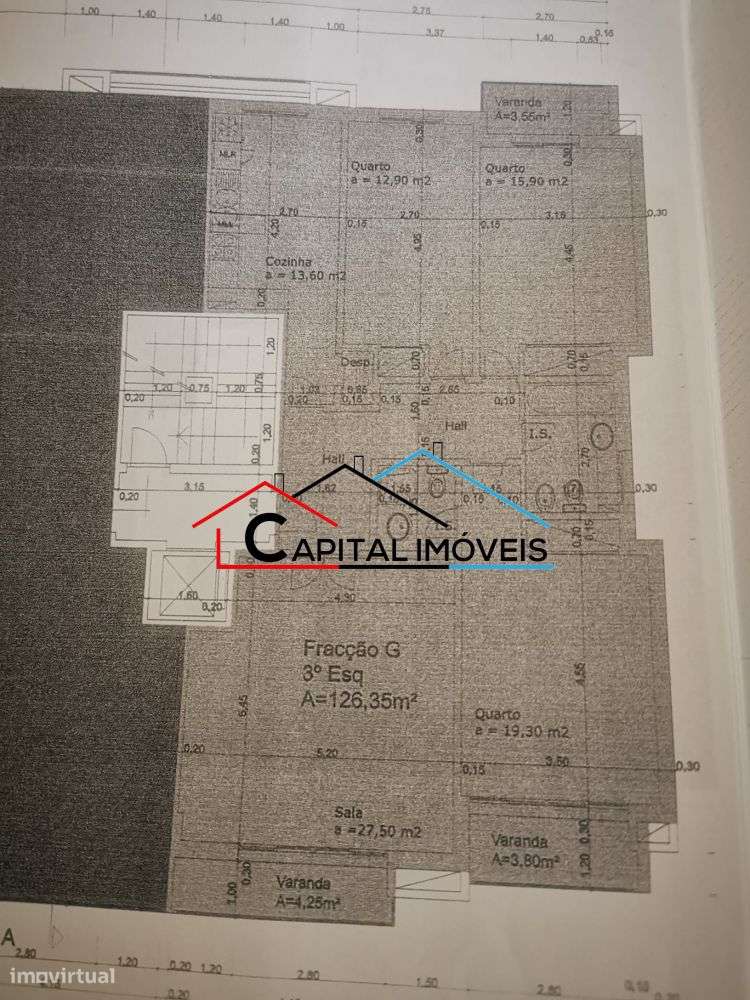 Apartamento T3 com suíte, varandas, garagem e arrecadação-50