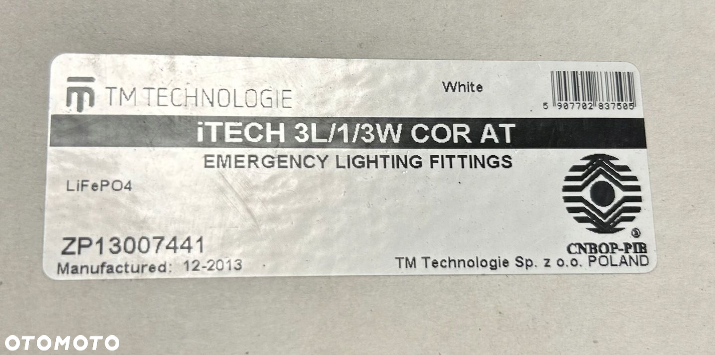 Oprawa awaryjna LED iTECH 3L/1/3W COR/N AT - 3
