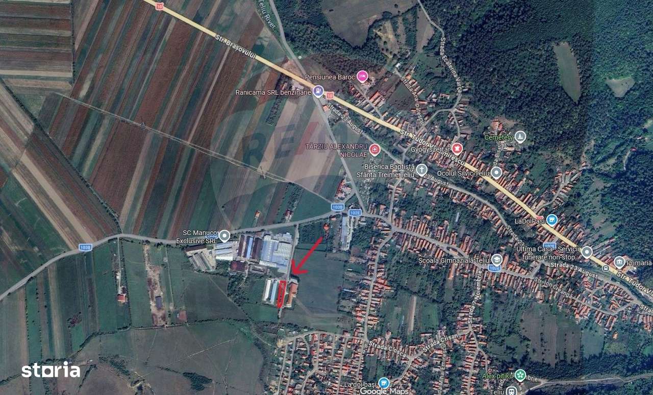 Teren industrial 1.729 mp I Demolare + construcție hală Teliu-3