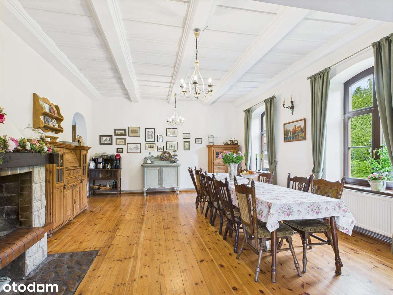 Dworek z 1892r nad jeziorem / + budynek gospodarczy / sauna / garaż-8