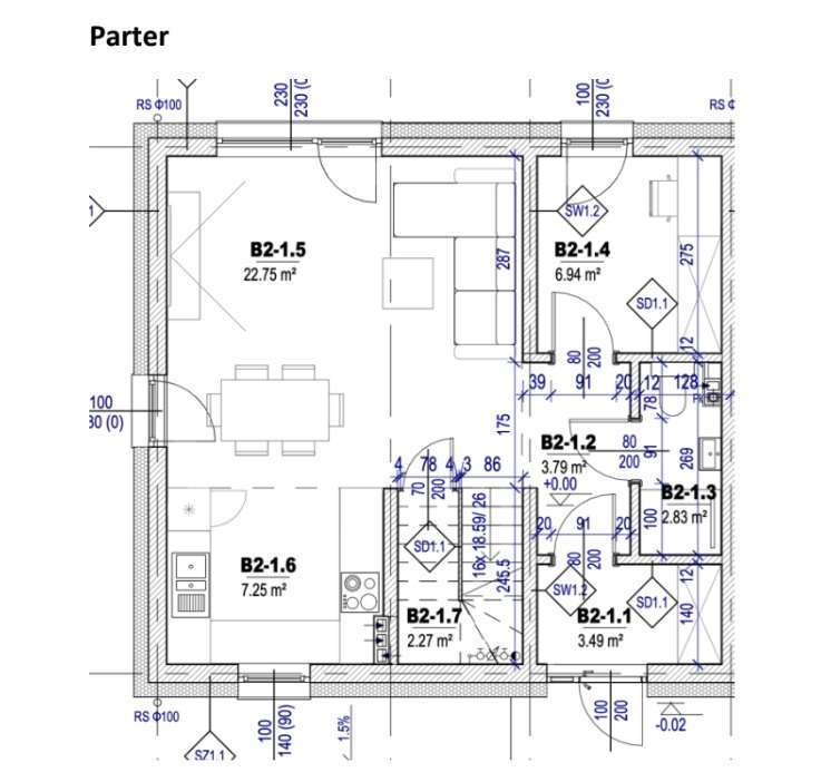 Nowoczesny dom 96 m² z własnym ogrodem–15 min od Krakowa, gm.Zabierzów - Pełny obrazek: 5/6