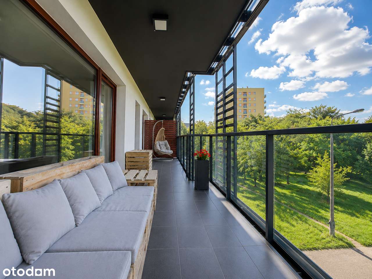 3 pokoje z widokiem na park | 70,9 m² | 20 m² balkonu | Sadyba-1