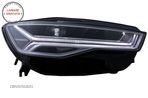 Grila Bara Fata cu Faruri Full LED Semnalizare Dinamica Secventiala Audi A6 4G RS6- livrare gratuita - 14